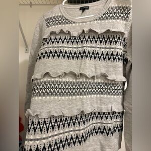 Talbots Light Gray Knit Sweater